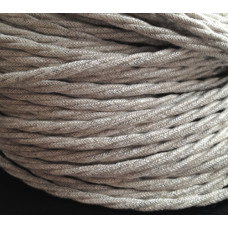 Fabric cable beige linnen T2
