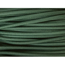 Fabric cable dark green