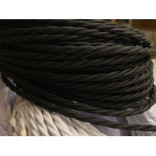 Fabric cable Jet black 
